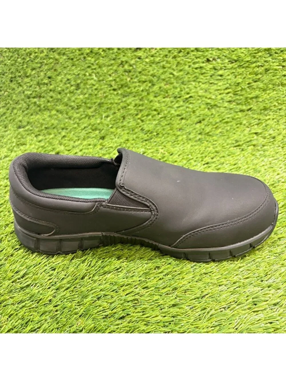 Reebok Sublite Cushion Womens Size 9.5D Black Composite Toe Safety Work Shoes